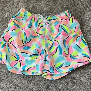 Colorful Patterned Swim Shorts